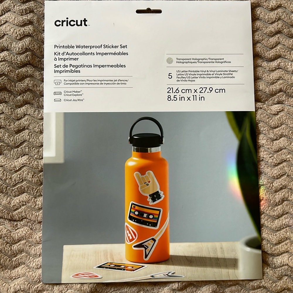 Cricut Waterproof Sticker Set
